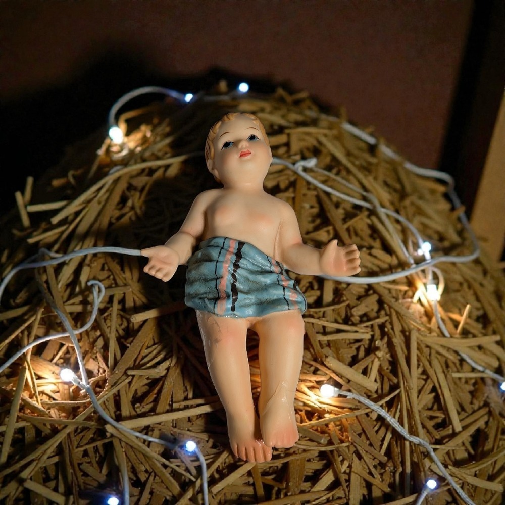 Christmas Vintage Grandeur Noel Replacement Baby Jesus Porcelain 1999‎ N0095